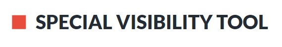 Visibility Tool